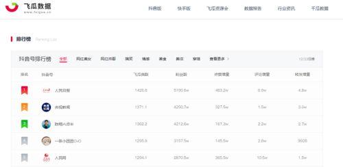 飞瓜数据热门词,洞察行业趋势，引领潮流风向标
